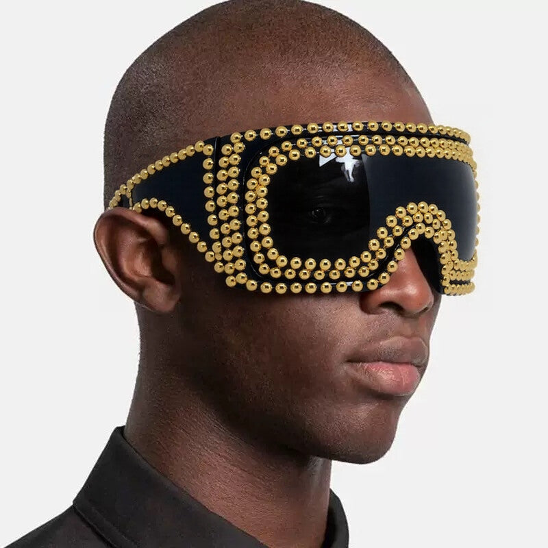 Damen modische Skibrille mit einzigartigem Nieten-Design Brehn