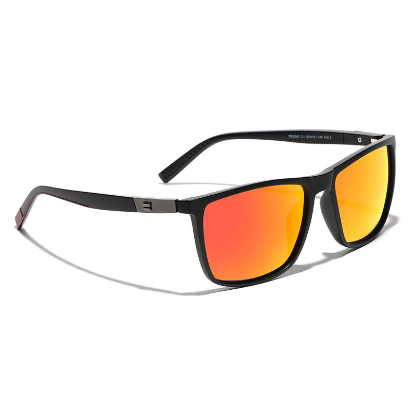 Damen sportliche Sonnenbrille mit polarisierenden Gläsern und flexiblem Gestell Brehn