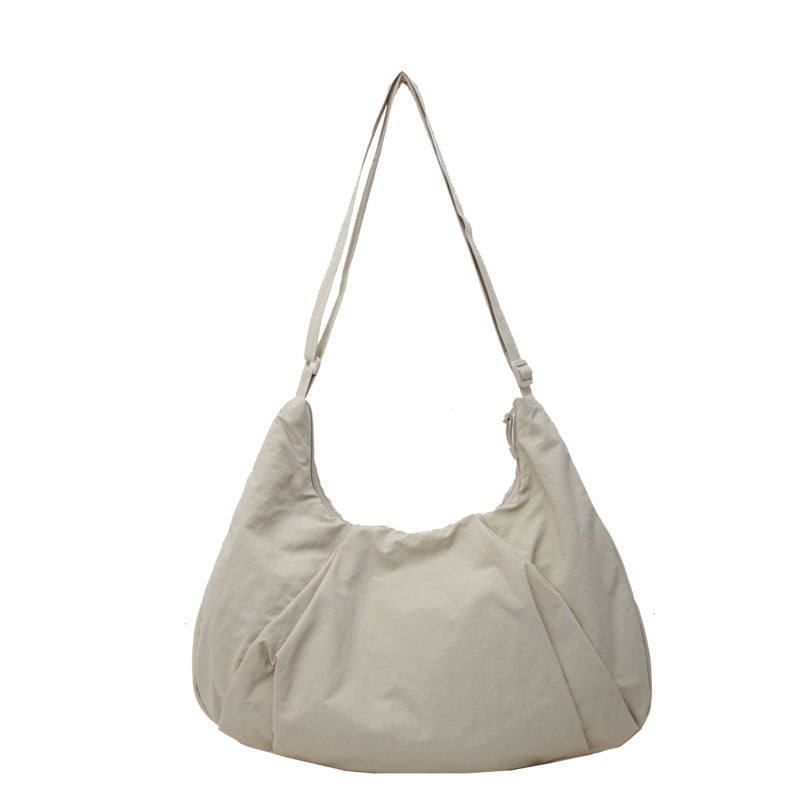 Weiche Stoff Freizeit Schultertasche
