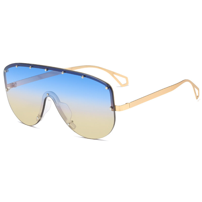 Damen Oversized Sonnenbrille mit modernem Rahmen Brehn