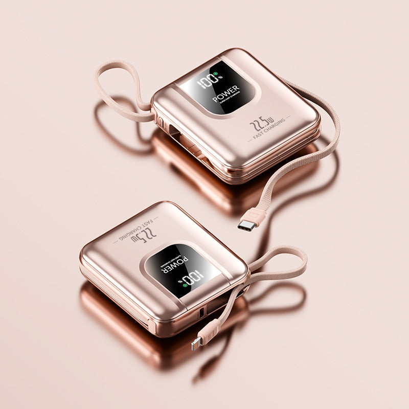 Tragbare Powerbank mit schneller Ladefunktion und digitaler Anzeige Brehn