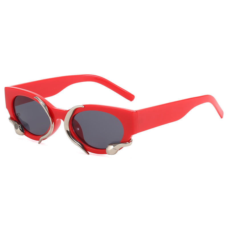 Damen Designer-Sonnenbrille mit außergewöhnlichem Detail Brehn