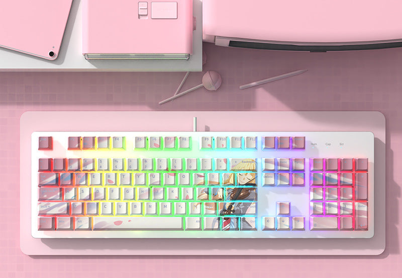 Künstlerisch Themed Mechanische Tastatur Brehn