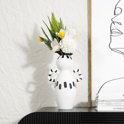 Abstrakte Skulpturale Blumenvasen