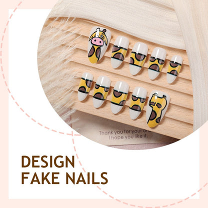 Kreatives Kunstnagelset mit Tier-Design Brehn