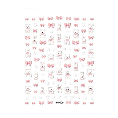 Niedliche Hunde-Themen-Nagelkunst-Sticker