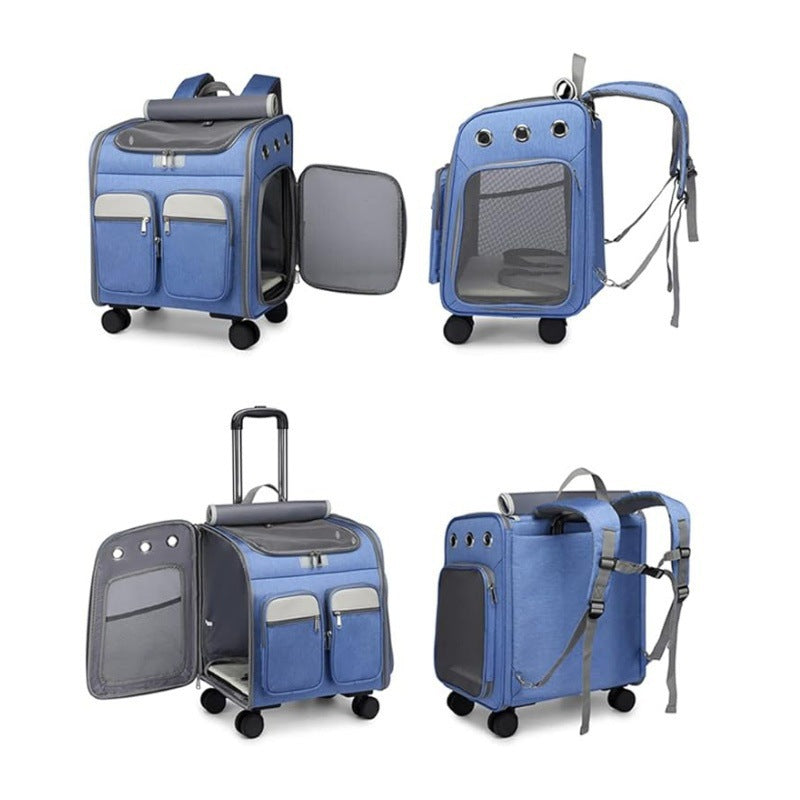 Praktische Trolley-Rucksacktasche mit Multifunktionalen Fächern Brehn