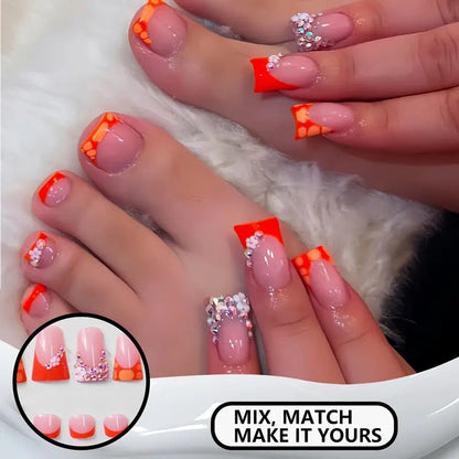 Stylisches Glamour Nagelset Brehn