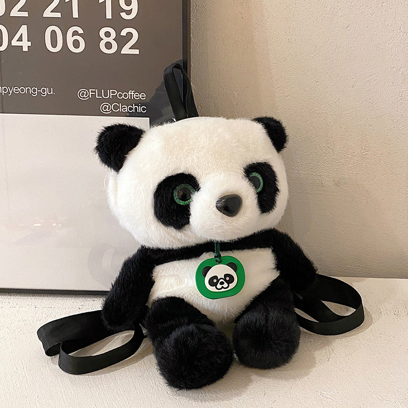 Plüsch Panda Design Mini Rucksack