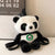 Plüsch Panda Design Mini Rucksack