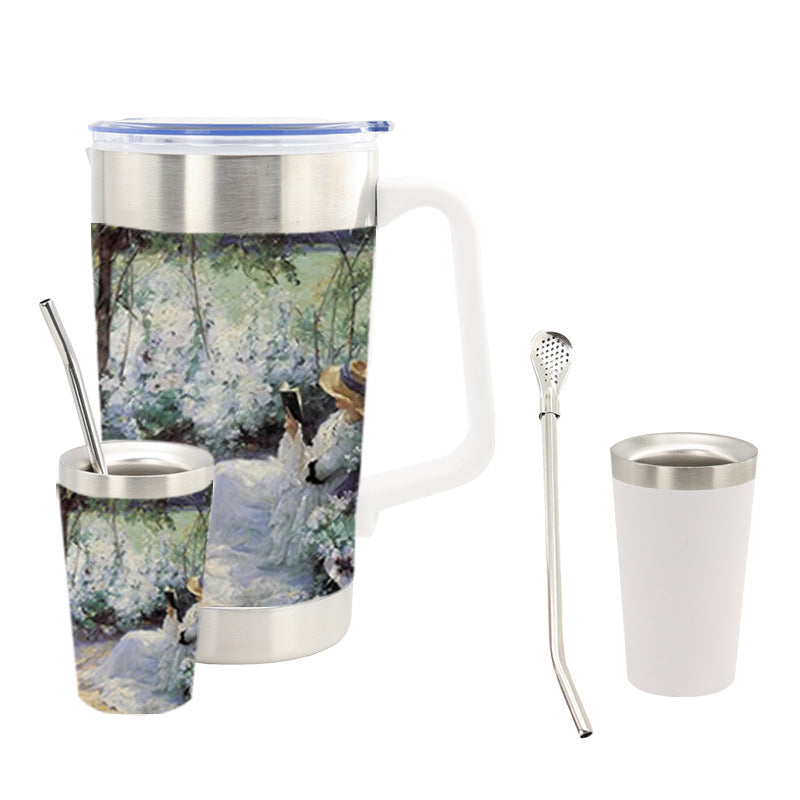 Damen Isolierkanne mit ergonomischem Griff und doppelter Wärmedämmung Brehn