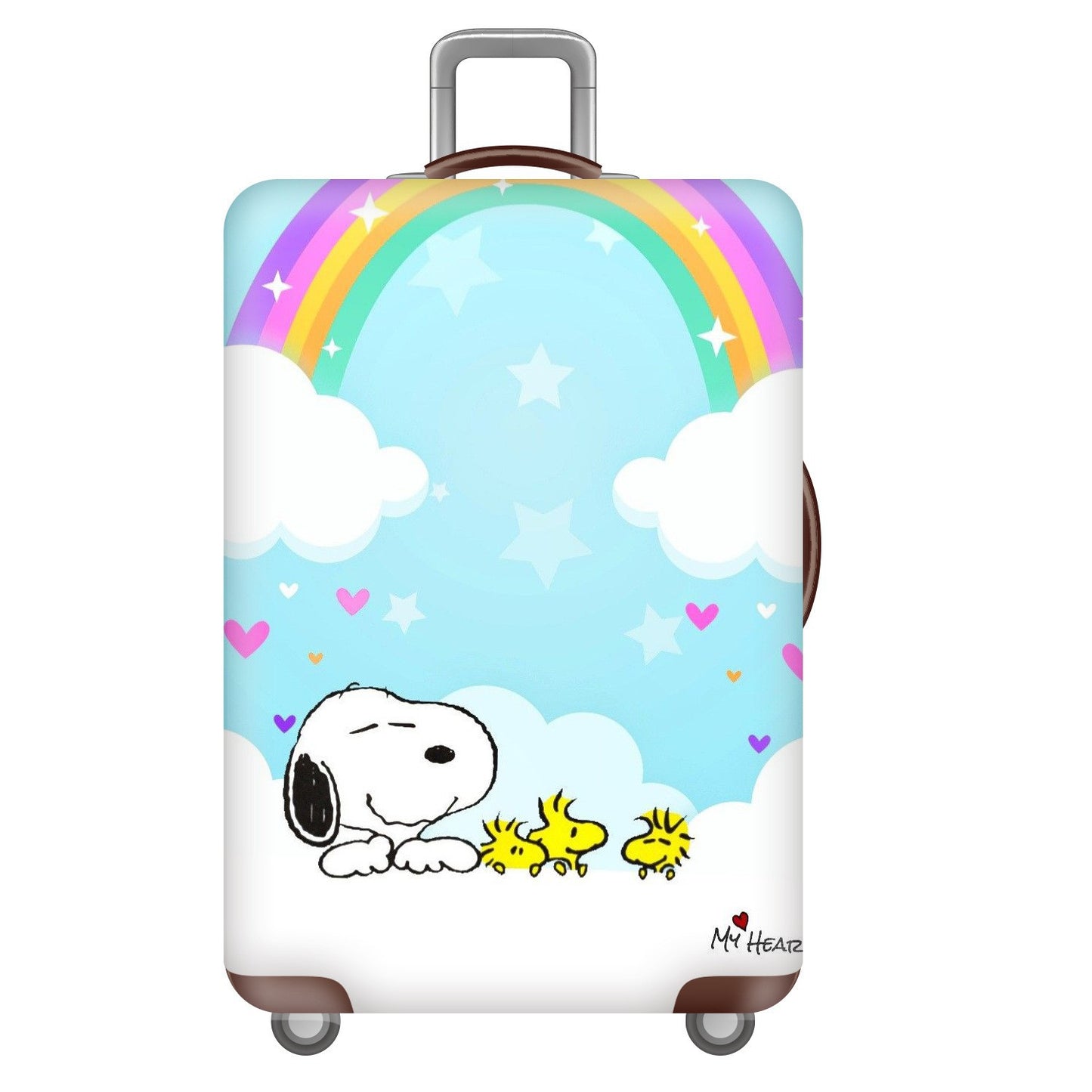 Unisex Hartschalenreisekoffer mit verspieltem Snoopy-Motiv Brehn