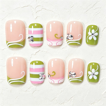 Dekorative Press-On Nagelkunst Tipps Brehn