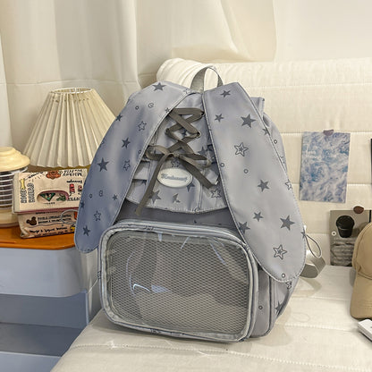 Süße Hasenohren Rucksack