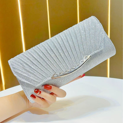 Texturierte Abend-Clutch