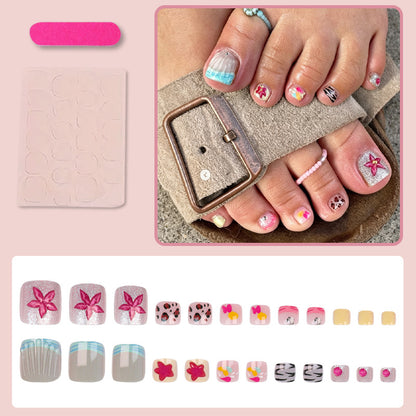 Kunstnagel Set mit verspielten Sommermotiven Brehn