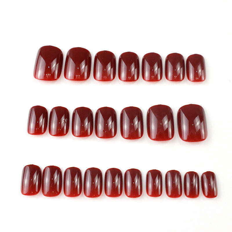 Glänzendes, langanhaltendes Press-On-Nagelset Brehn