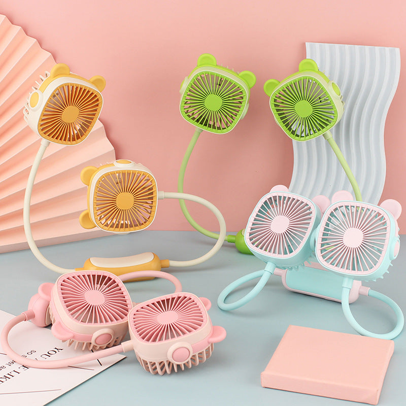 Frauen Tragbarer Nackenventilator mit flexiblem Montagesystem Brehn