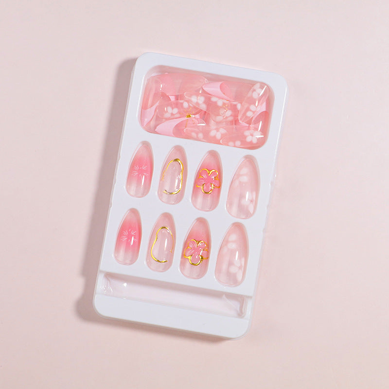 Premium Press-On Nail Set mit dekorativen Akzenten Brehn
