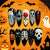 Halloween-Themen Dekorative Press-On Nagel Set Brehn