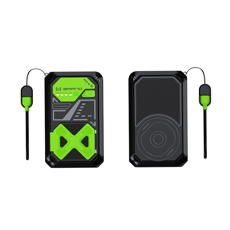 Tragbare Powerbank mit multifunktionalem Ladekonzept und ergonomischem Design Brehn