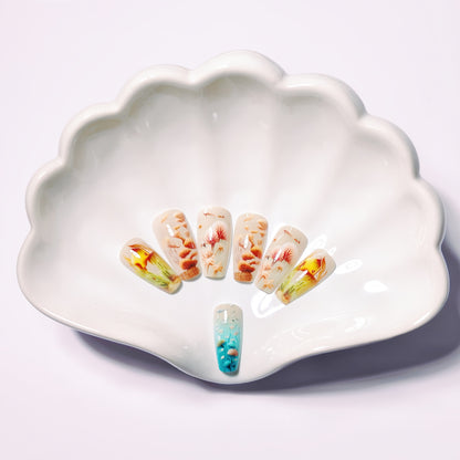 Kunstnägel mit Maritimem Unterwasser-Motiv Brehn