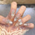 Glamouröses mit Schleifen verziertes Press-On Nagelkunst Set Brehn