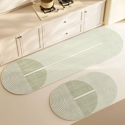 Modern geometrischer Küchenläufer Teppich