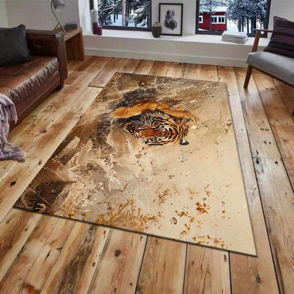 3D-gedrucktes Tiger-Wandmural Brehn