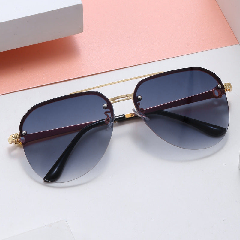 Damen elegante Piloten-Sonnenbrille mit hohem UV-Schutz und stilvollem Rahmen Brehn