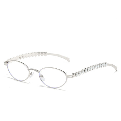 Statement Cat-Eye Optische Brille mit Kristallakzenten Brehn