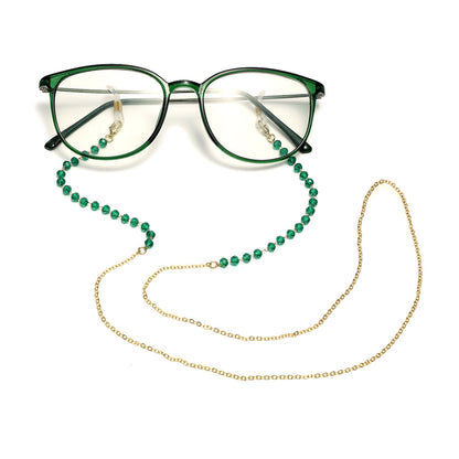 Elegante Perlen Brillen Kette Brehn