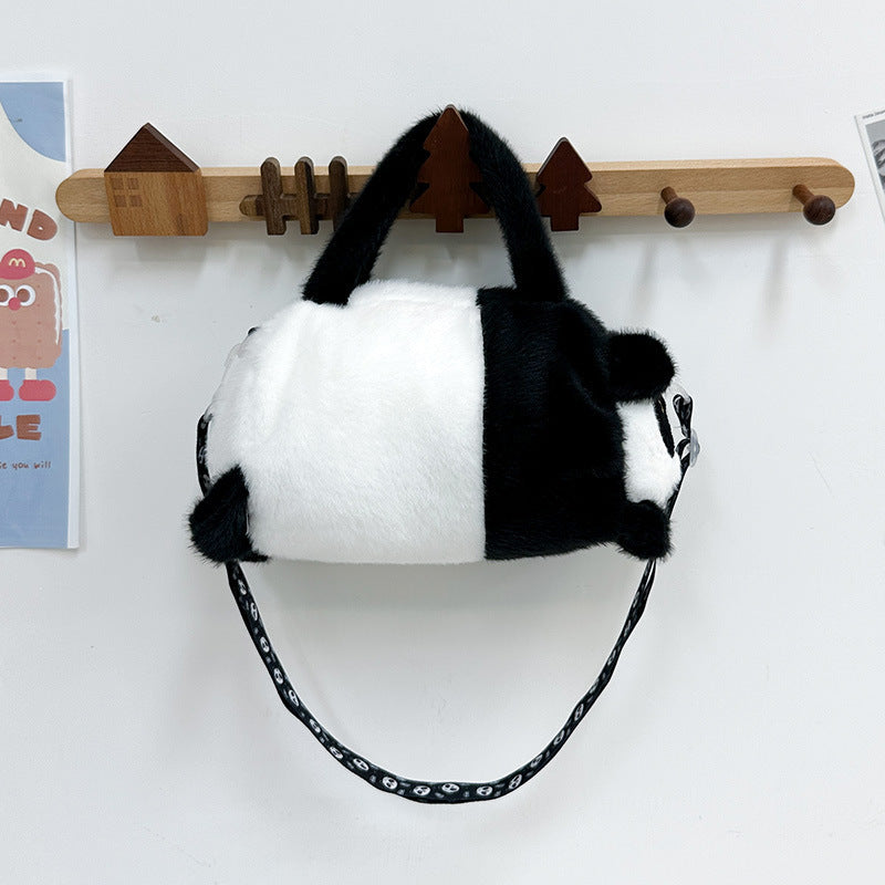 Plüsch Handtasche Im Panda-Design Brehn