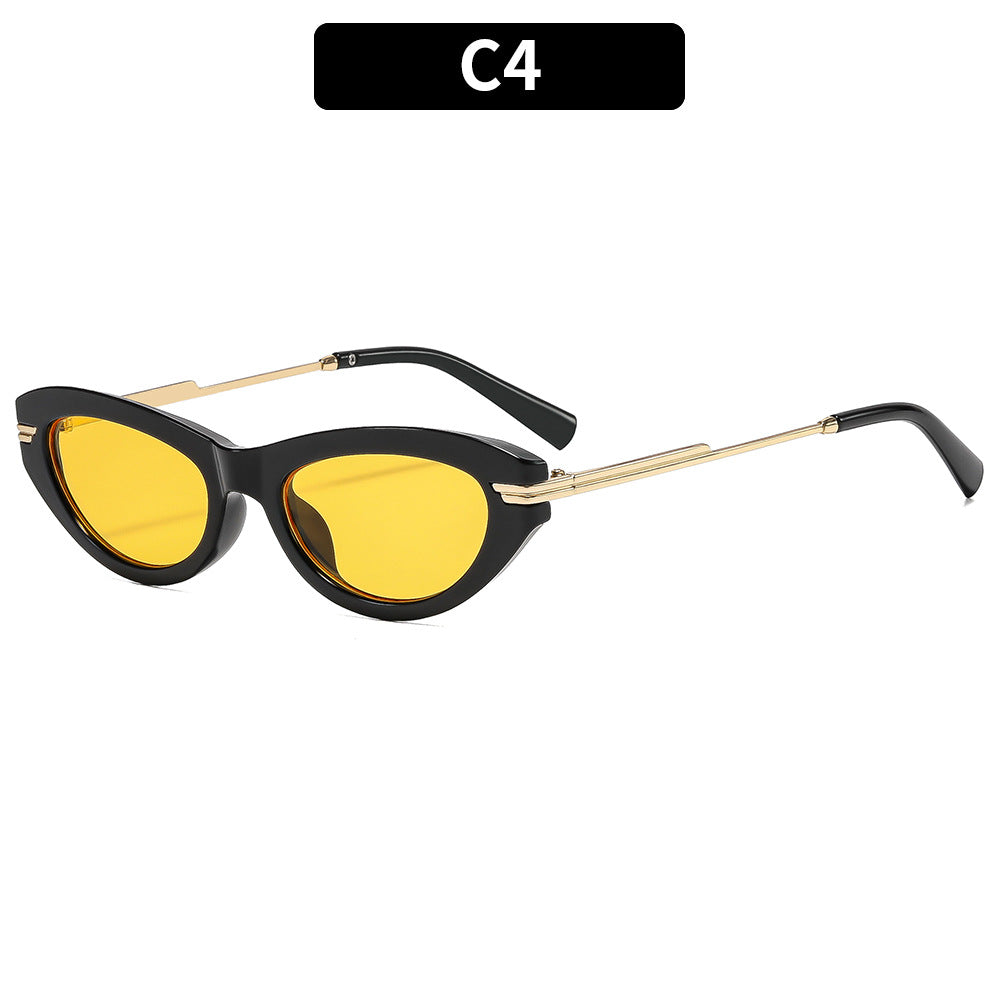 Cat-Eye-Rahmen-Sonnenbrille