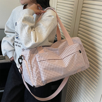Stylische gemusterte Reisetasche Brehn