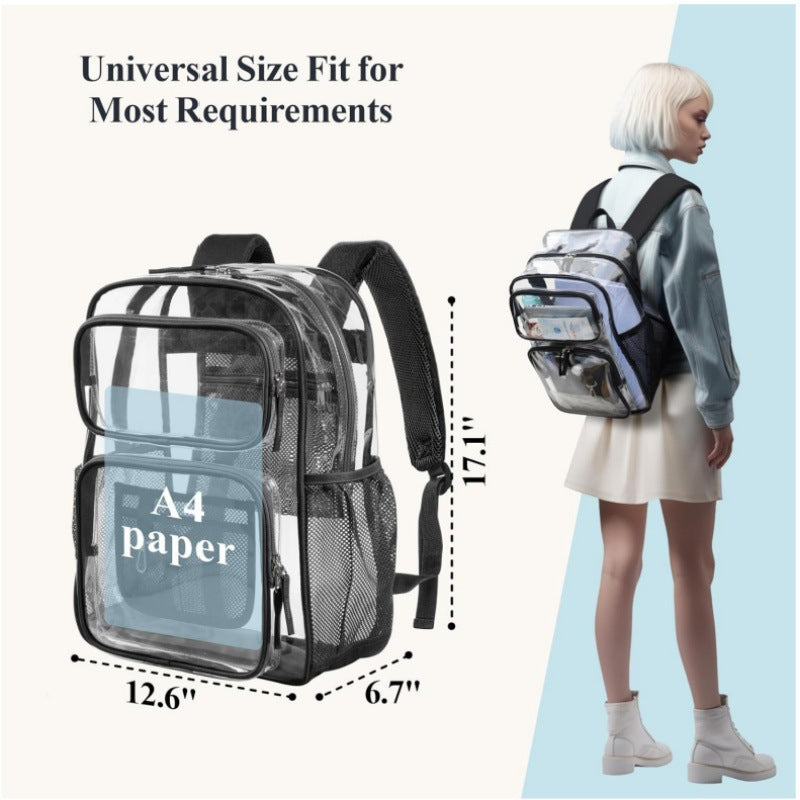 Transparenter Schulrucksack Brehn