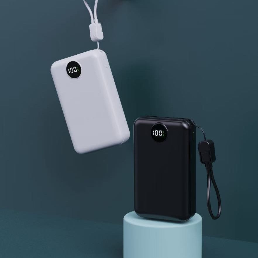 Tragbare Powerbank mit Integrierter Digitaler Anzeige und Intelligenter Ladefunktion Brehn