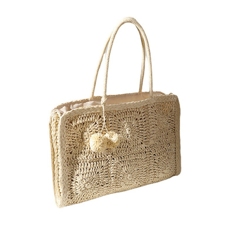 Handgefertigte Makramee Strandtasche Brehn
