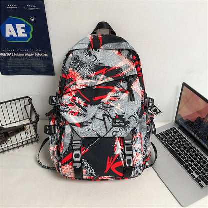 Stylischer Grafikdruck-Rucksack Brehn
