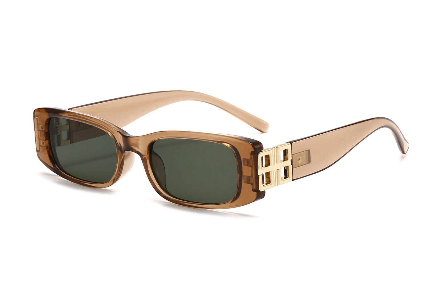 Damen Modische Sonnenbrille mit luxuriösem goldfarbenen Akzent Brehn