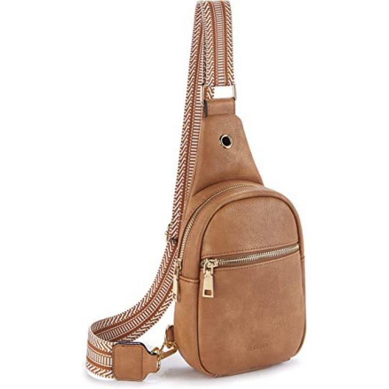 Modische Slingtasche Aus Hochwertigem Material mit Verstellbarem Schultergurt Brehn