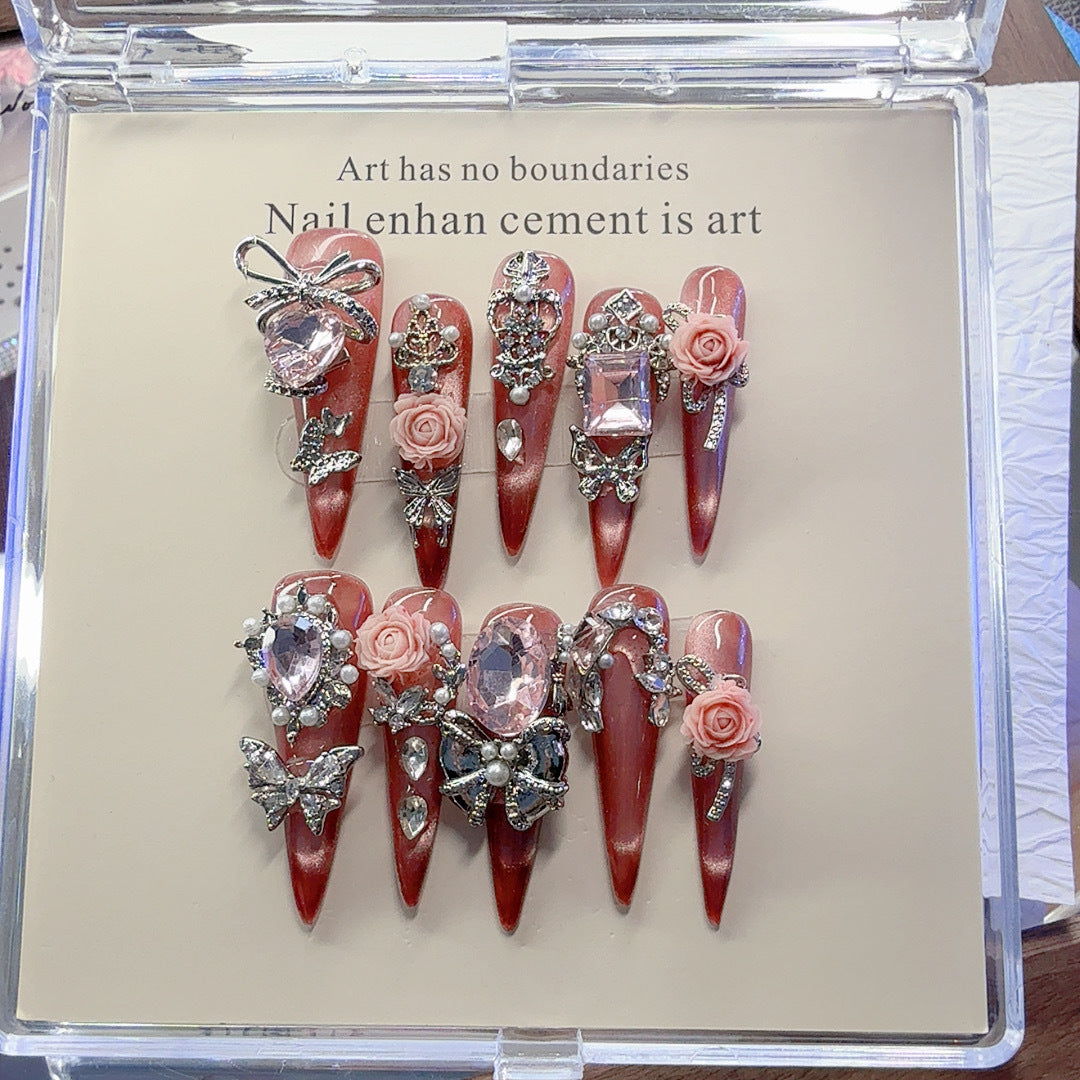 Glamouröse Dekorative Nagelkunst Tipps Set