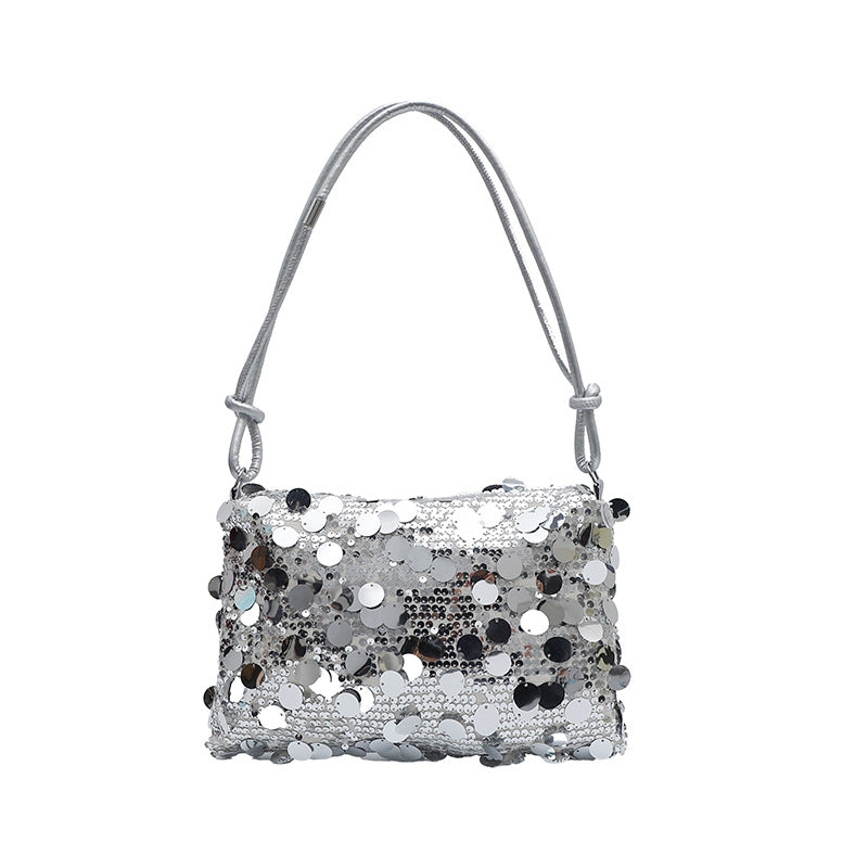 WoSequin Abend Clutch Brehn