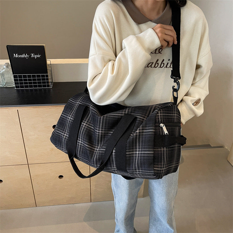 Vielseitige Karierte Reise-Duffle-Tasche Brehn