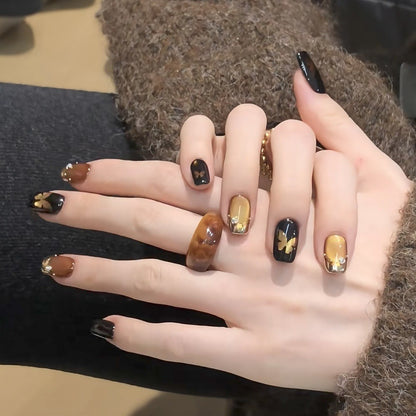 Dekoratives Schmetterling Nagelkunst Set Brehn
