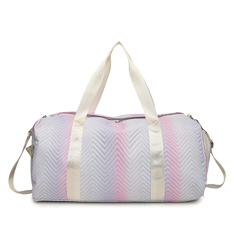Chevron gesteppte Reisetasche Brehn