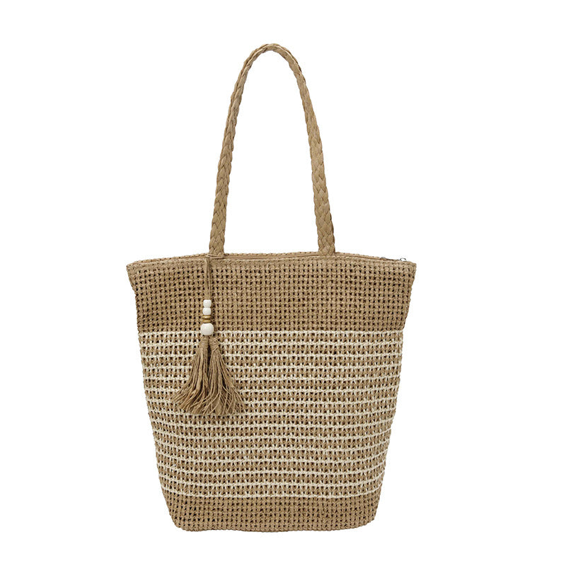Elegante Geflochtene Strandtasche Brehn