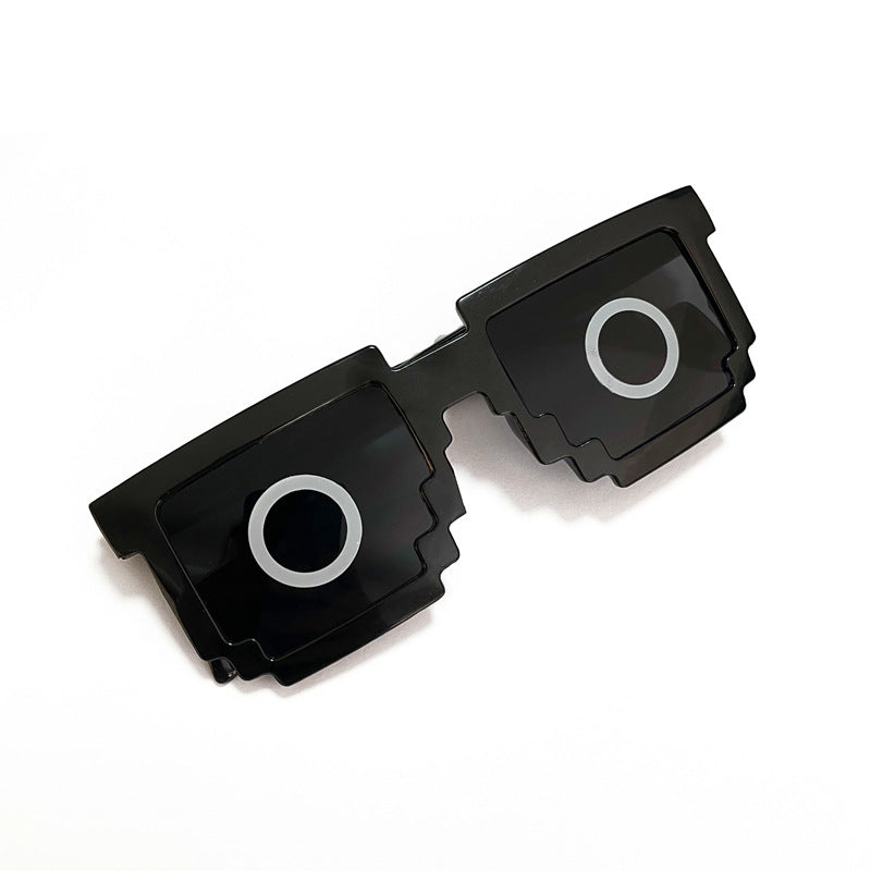 Fette geometrische Shield-Sonnenbrille Brehn