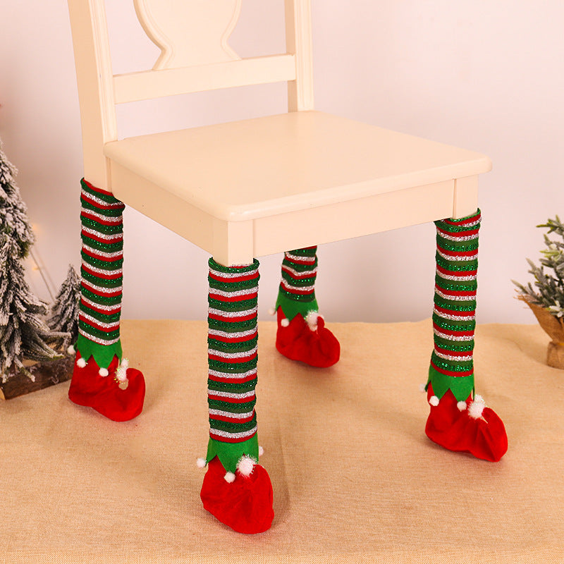 Weihnachtlicher Plüschsocken
