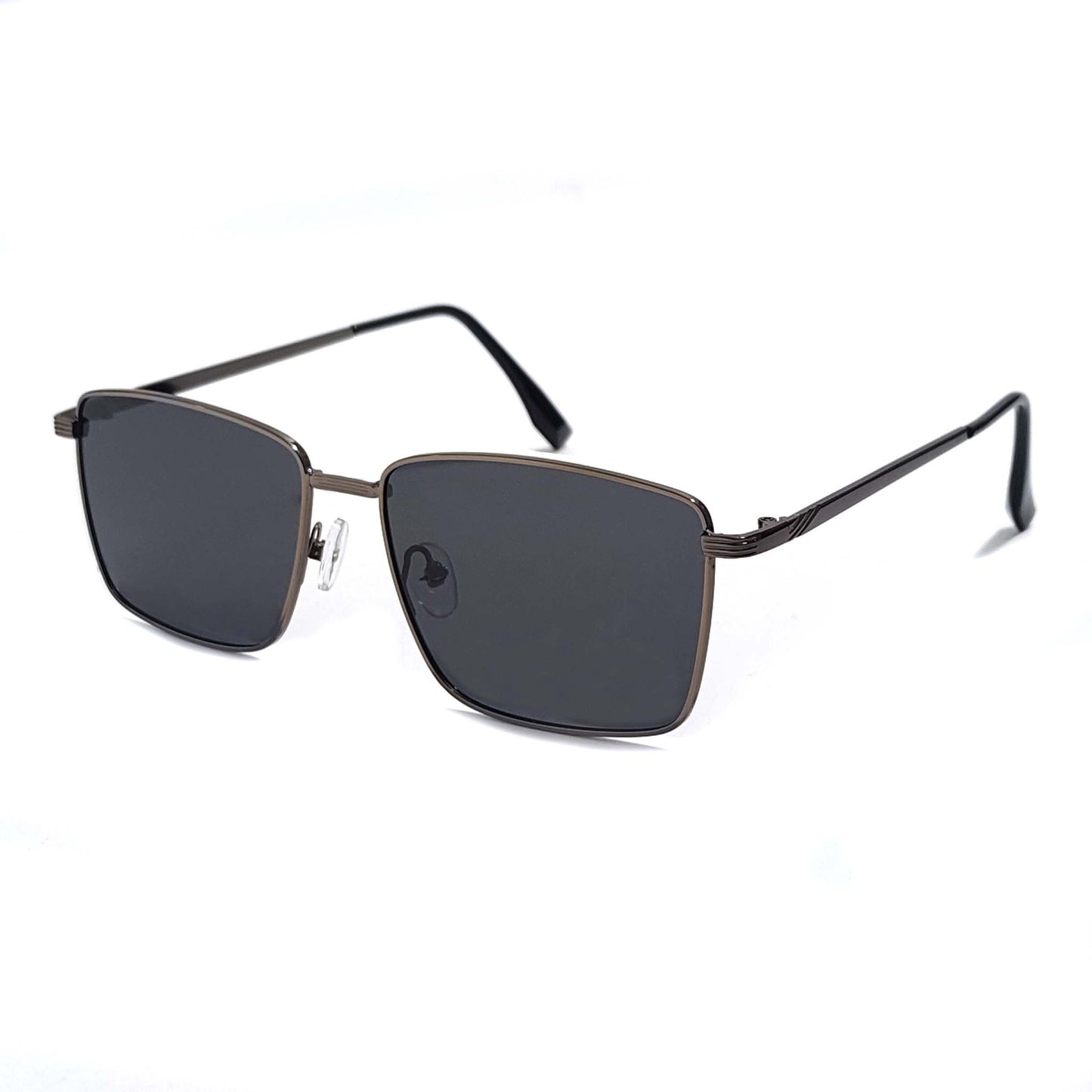 Herren modische quadratische Sonnenbrille mit UV-Schutz und ergonomischen Bügeln Brehn